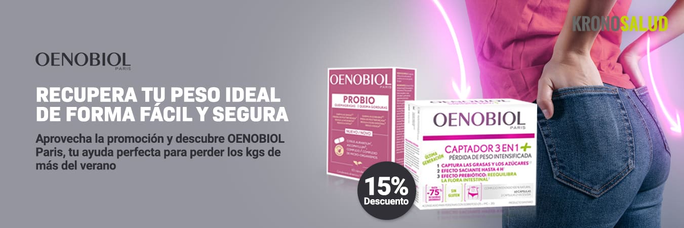 15% descuento Oenobiol Probio Quemagrasas y Oenobiol Captagrasas